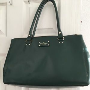 Kate Spade Hunter Green Tote-large